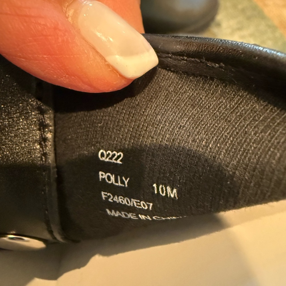 Black Patterned Rain Boots - Picture 3 of 4